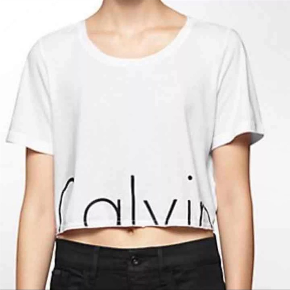 NWT Calvin Klein White T